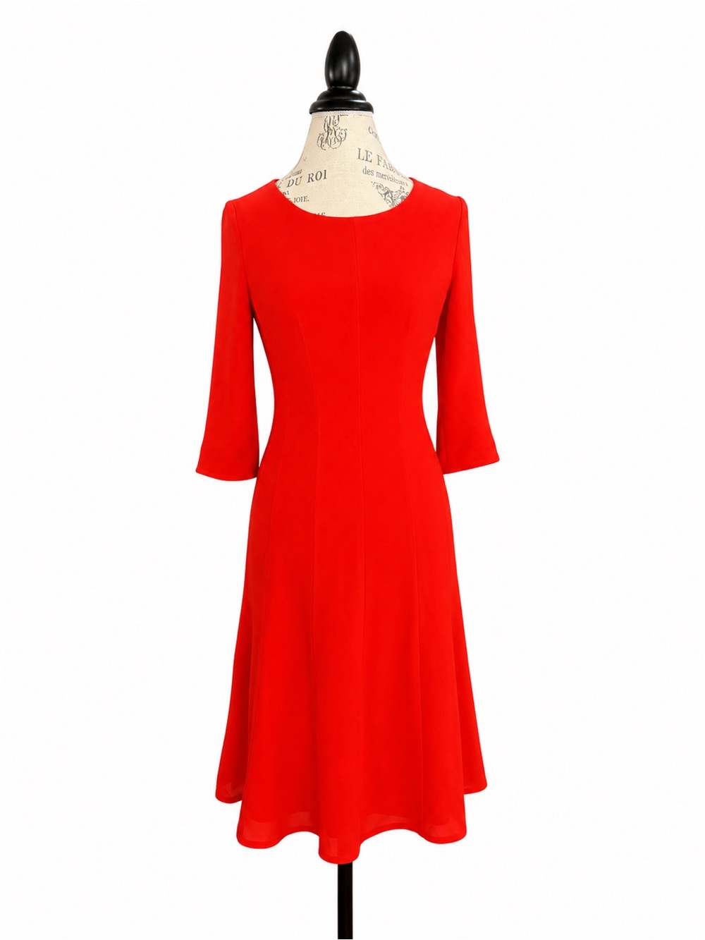 Hugo Boss 90s Inspired Red Midi Dress NWT Size 4 Quite Luxury Cocktail dress - Picture 3 of 10